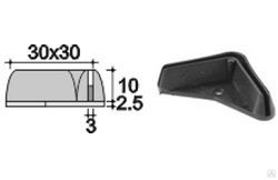 30 3х 30 30. Заглушка для уголка 30х30. Заглушка угловая для профиля 30х30. Заглушка в профиль 30х30 чертеж. Опора стальной уголок концевая заглушка.
