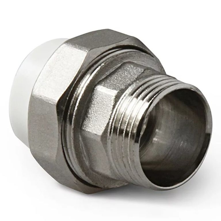 Муфта PPRC комбинированная разъемная НР 20х1/2\" американка, цена в Туле ...