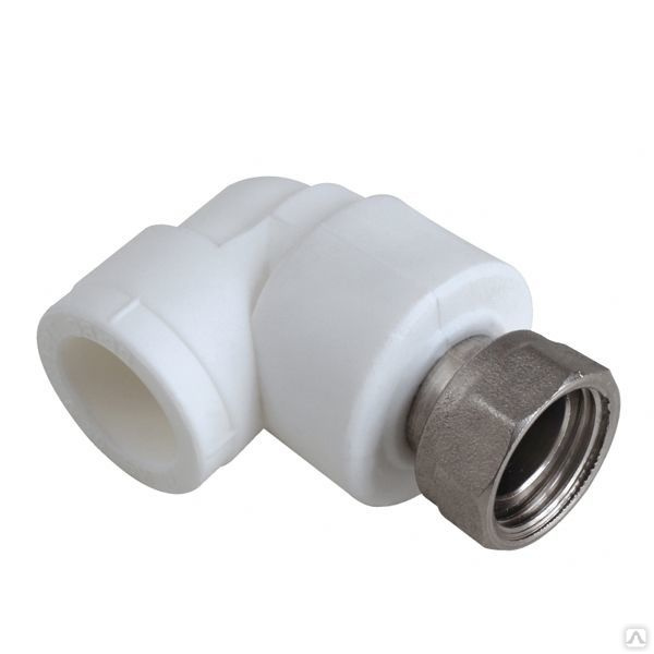 Угольник PPRC с накидной гайкой 20*3/4, цена в Туле от компании СМК
