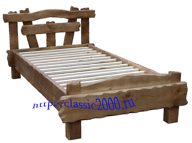Кровать односпальная деревянная "Иван"