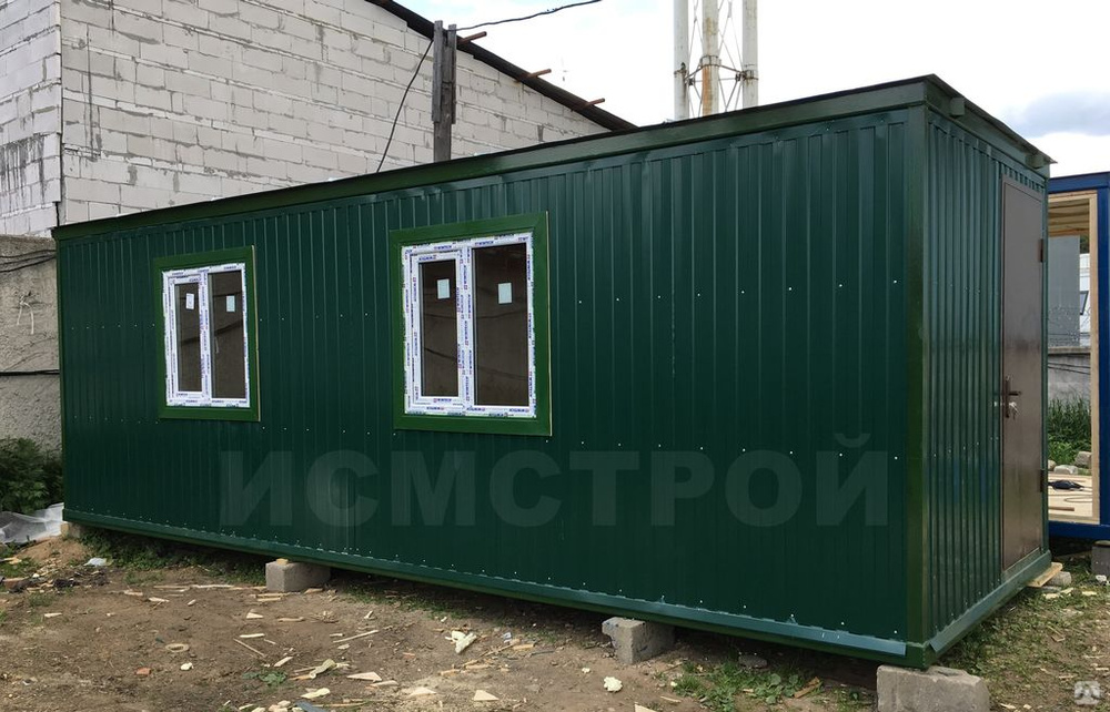 Блок-контейнер 7х2.4 с Тамбуром, цена в Москве от компании ИСМСТРОЙ
