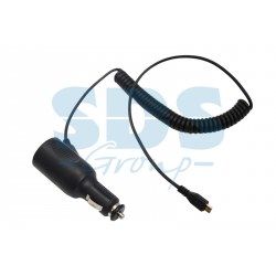 Автозарядка с индикатором micro USB (АЗУ) (5V, 2 000mA) шнур спираль до 2М REXANT