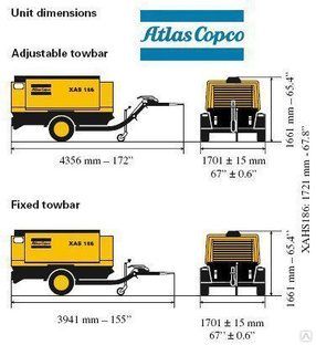 Аренда компрессора Atlas Copco 10м3 