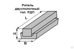 Ригель РДП 4.56-60АIIIв 5560х565х450 мм 