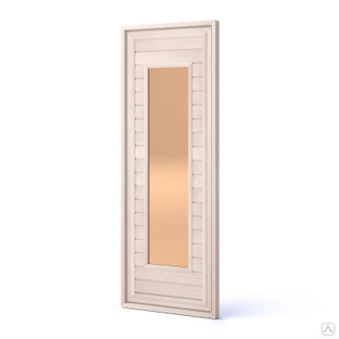 Дверь остекленная с петлями 64 * 700 * 1900 мм сорт Экстра липа 