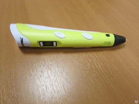 3D ручка Myriwell RP100B c LCD дисплеем, желтая