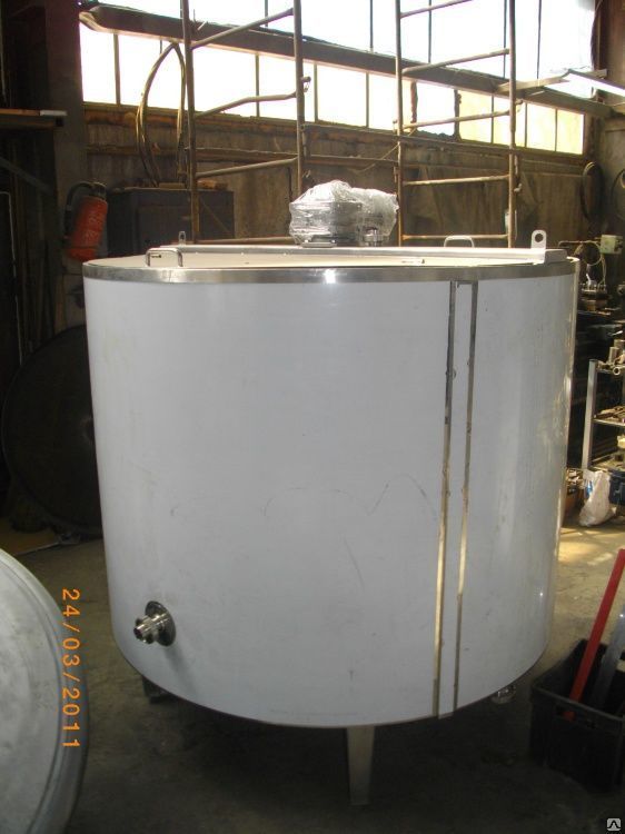 Ванна длительной пастеризации (танк молочный универсальный) 4000 литров