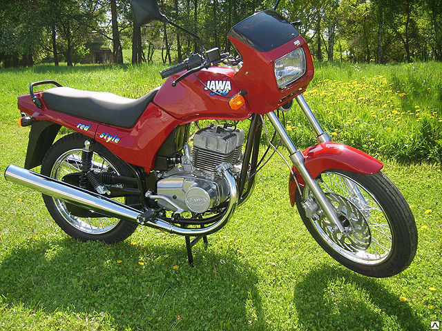 Мотоцикл Jawa 350/640 Premier (красный, черный, синий, белый, вишневый)