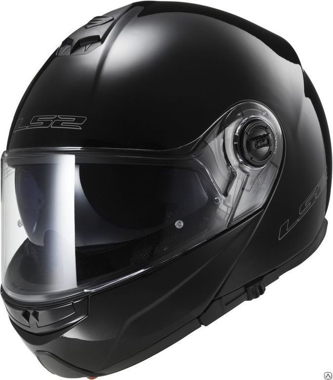 Шлем модуляр LS2 FF325 Strobe Gloss Black Snow