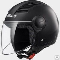 Открытый шлем LS2 OF562 Airflow Matt Black Long