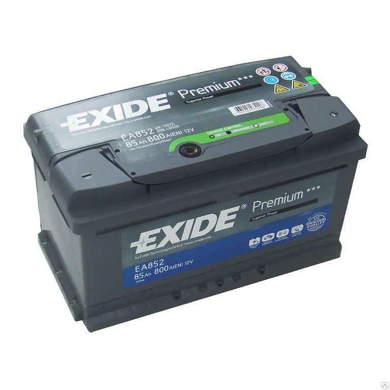 Аккумулятор автомобильный Exide EA852 (85 Ач)