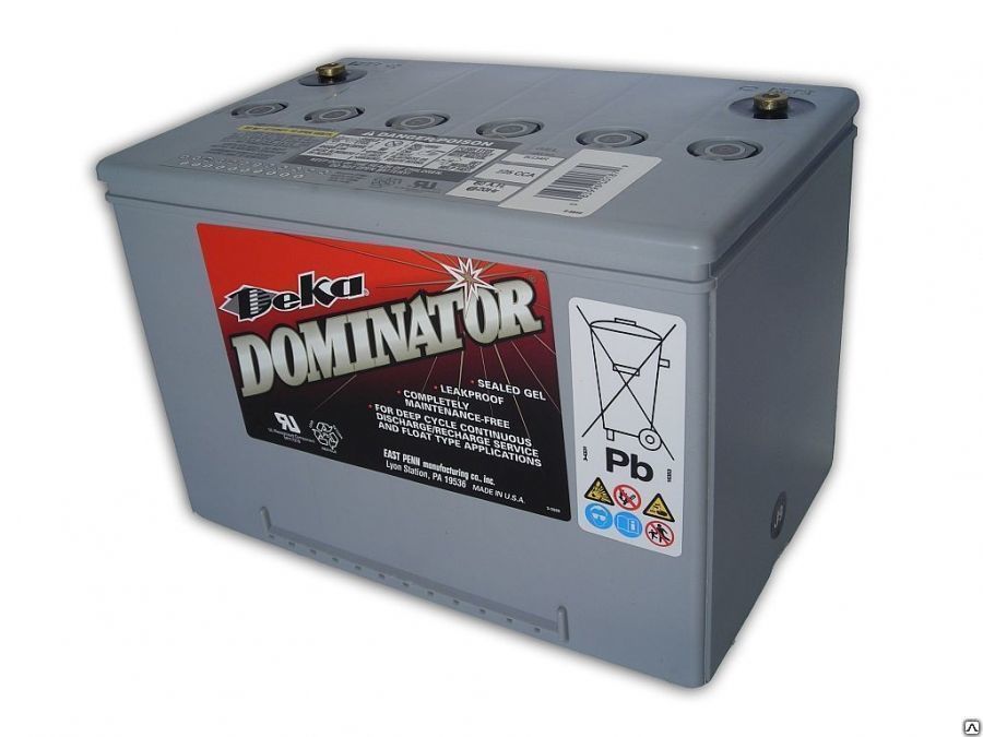 Аккумулятор гелевый Deka Dominator 8G34R