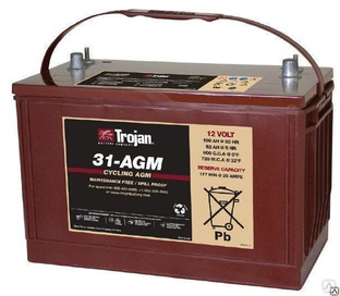 Аккумулятор свинцовый Trojan 31-AGM. 
