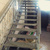 Фасадная лестница к дому маршевая косоур пофоротная с забежными ступенями. размером 1200*4500мм #14