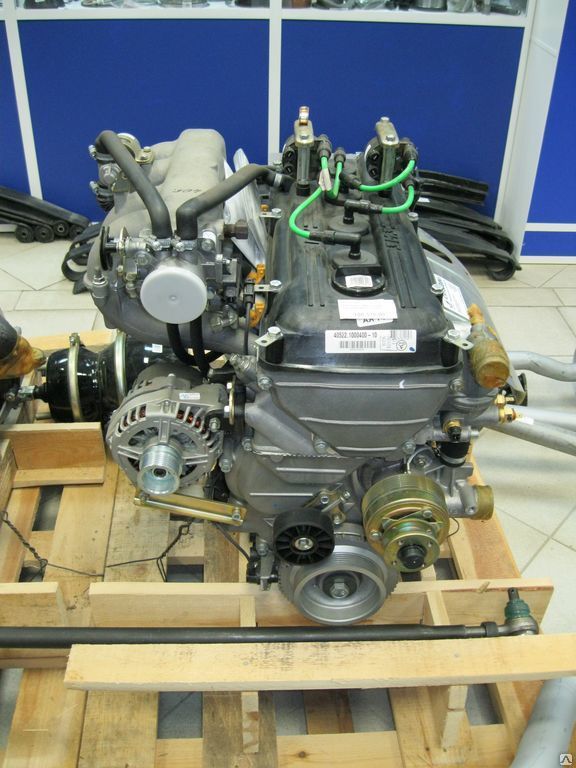 Двигатель инжектор под ГУР УМЗ-4216 (АИ-92, 107 л.с.) для ГАЗель Бизнес