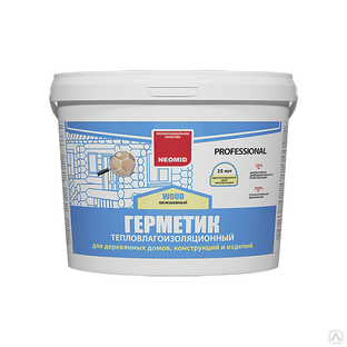 Строительный герметик Neomid Professional Тик 15 кг ведро #1