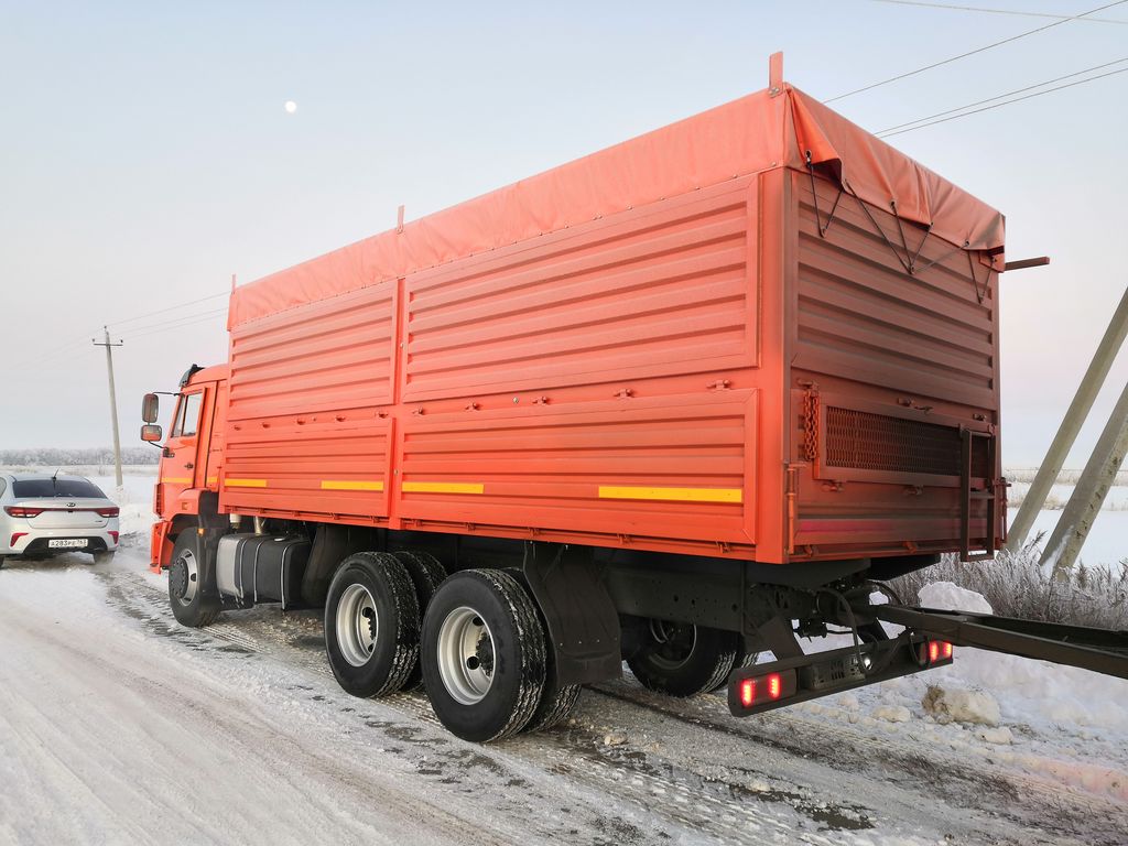 Зерновоз Камаз 65115-50 (кузов 30 м3.) + прицеп, цена в Самаре от компании  Дайзен