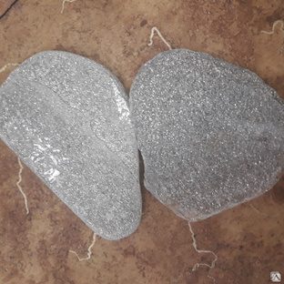 Камень природный Златолит Серебро галтованный в мешках 8-15 см Облицовочный 