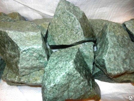 Камень банный Жадеит колотый мелкий 50 кг, Хакасия. весовой (мелкий опт) 2