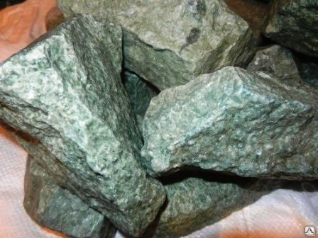 Камень банный Жадеит колотый мелкий 50 кг, Хакасия. весовой (мелкий опт) 5