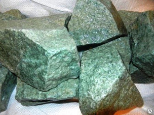 Камень банный Жадеит колотый фр. 70-150 мм, Хакасия #1
