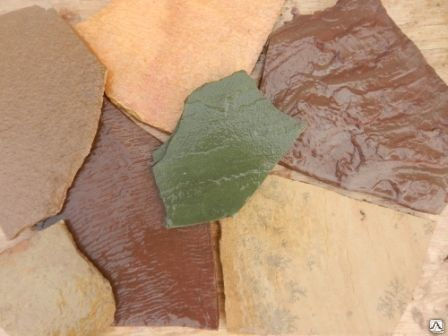 Песчаник красный скол шоколадка 1,5-2,5 см