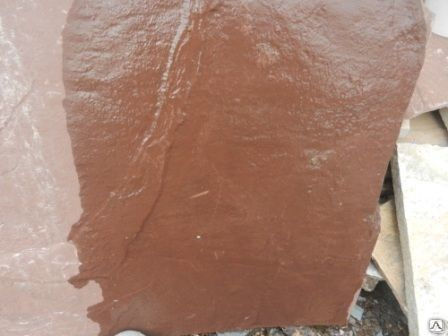 Песчаник светлая шоколадка 3-4 см натуральный камень