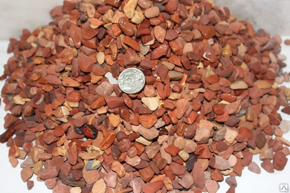 Галька Аргиллит 10-20 мм в мешках 25 кг Розовый песок .Галька ландшафтная, декоративная обработанная 2