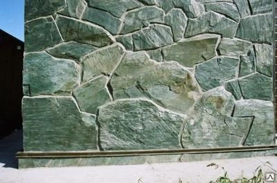Камень природный Сланец зеленый колотый 3D