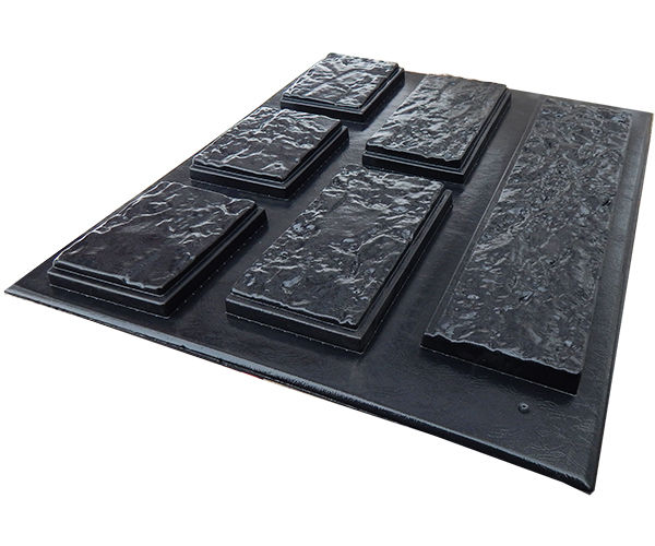 Комплект форм для цокольной плитки «Брук-паз»