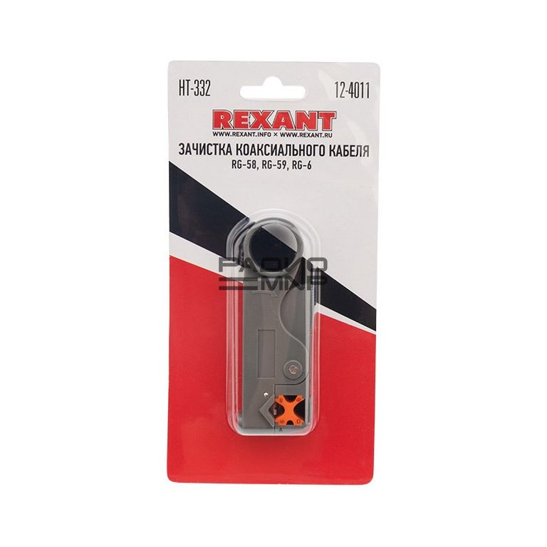 Инструмент для зачистки коаксиального кабеля RG58, RG59, RG6 "Rexant" 3