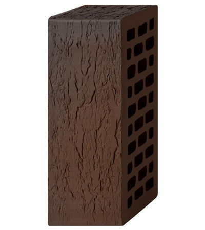 Кирпич лицевой Вышневолоцкая керамика с флеш обжигом Графит лава 1,4NF 250×120×88 мм
