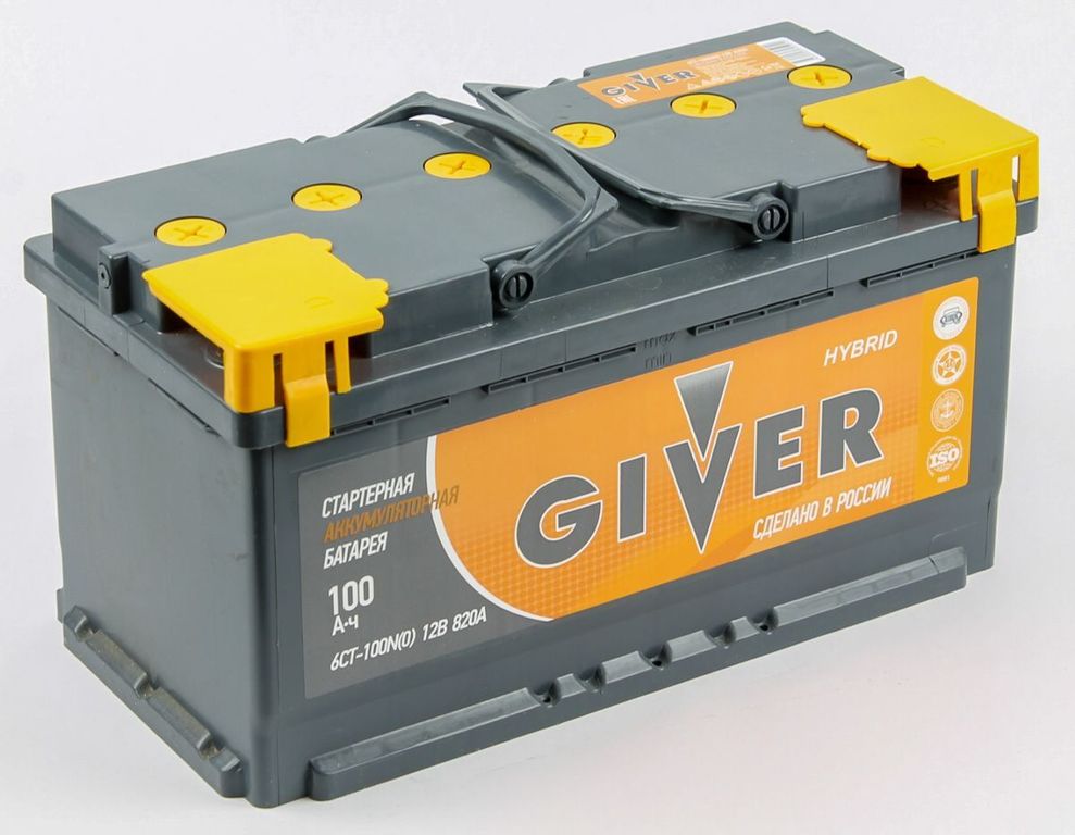 Аккумулятор GIVER HYBRID 6CT -100.1 (АКБ)