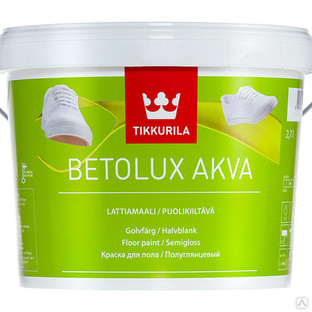 Бетолюкс Аква Тиккурила (Betolux Akva Tikkurila) краска для пола #1