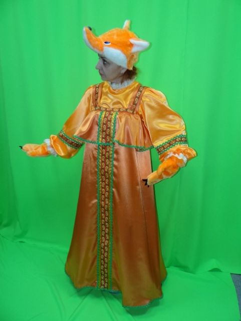 Карнавальный костюм Лиса в сарафане