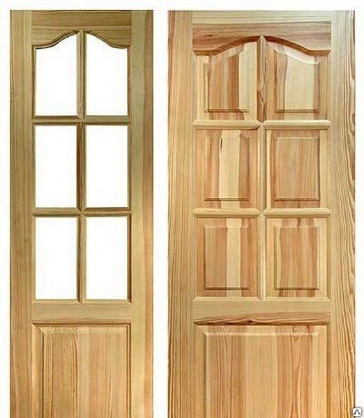 Дверное полотно деревянное
