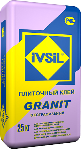 Плиточный клей IVSIL GRANIT, 25 кг