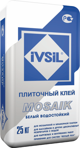 Клей для плитки Ivsil Mosaik 25 кг