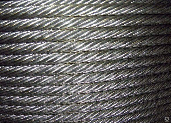 Канат стальной оцинкованный 8,0 мм ГОСТ 2172-80 (С) смазка (А)