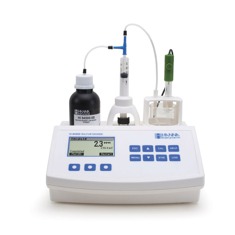HI 84502 минититратор для измерения титруемой кислотности в вине