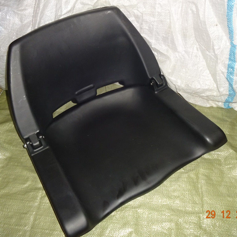Сиденье для саней складное в сборе пластиковое черное Пласт 10
