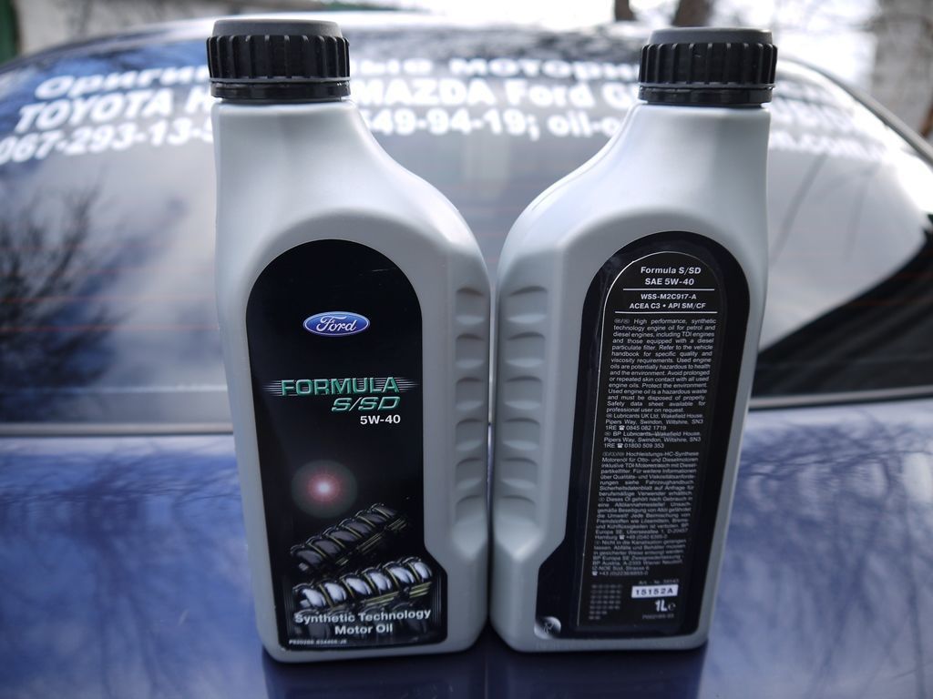 Моторное масло Ford Formula S 5W40 синт 1л 2