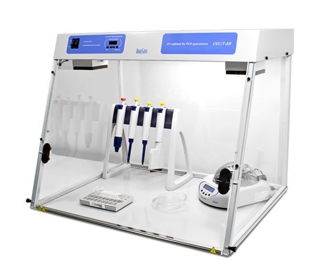 Бокс UVC/T-AR DNA Cleaner ПЦР Бокс для стерильных работ с УФ-рециркулятором