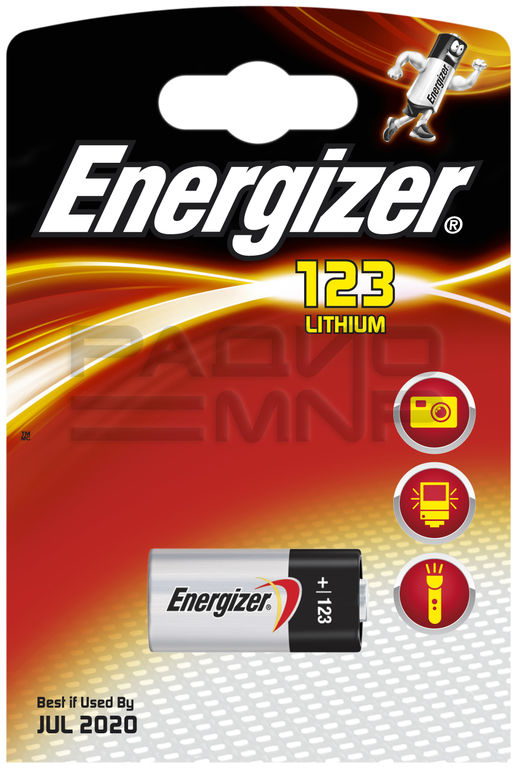 Элемент питания CR123A (3V) Energizer BL-1 2