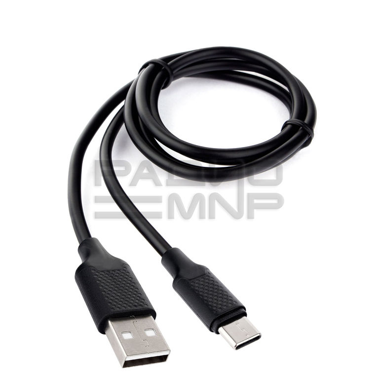 USB кабель шт.USB (A) - шт.Type-C "Cablexpert", серия Classic 0.2, чёрный, коробка, 1м 1