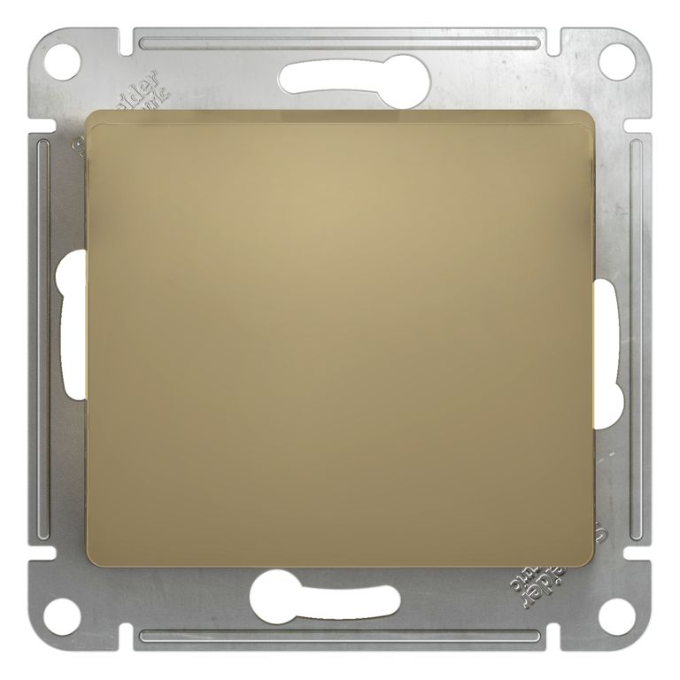 Кнопка нажимная схема 1 в рамку Титан Systeme Electric Glossa