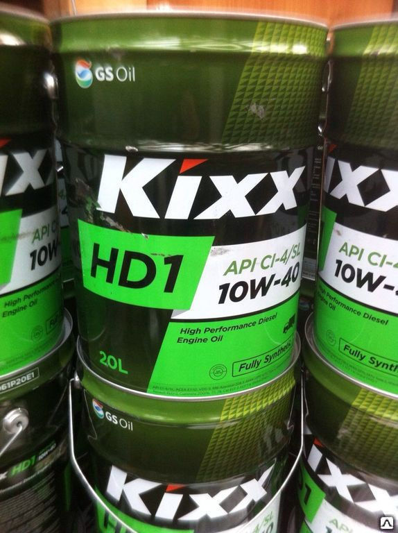 Масло моторное Kixx HD1 CI-4 10W-40 (D1), 20 л