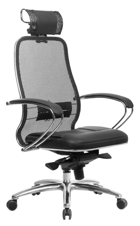 Кресло руководителя SAMURAI SL-2.04 (Метта) Сетчатая ткань / Черный