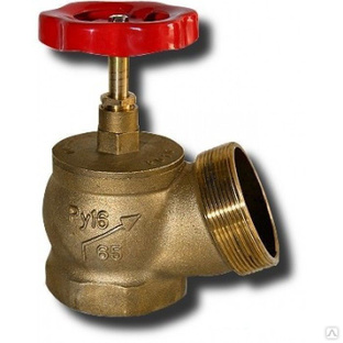 Клапан латунь угловой КПЛМ-65 (90 грд.) м/ц 