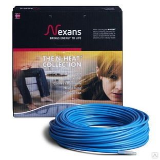 Комплект тонкого двухжильного нагревательного кабеля с алюминиевым экраном MILLICABLE FLEX 450/15 Nexans #1